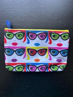 5/$25 Ipsy January 2016 bag Colorful Sunglasses Print Zip Pouch